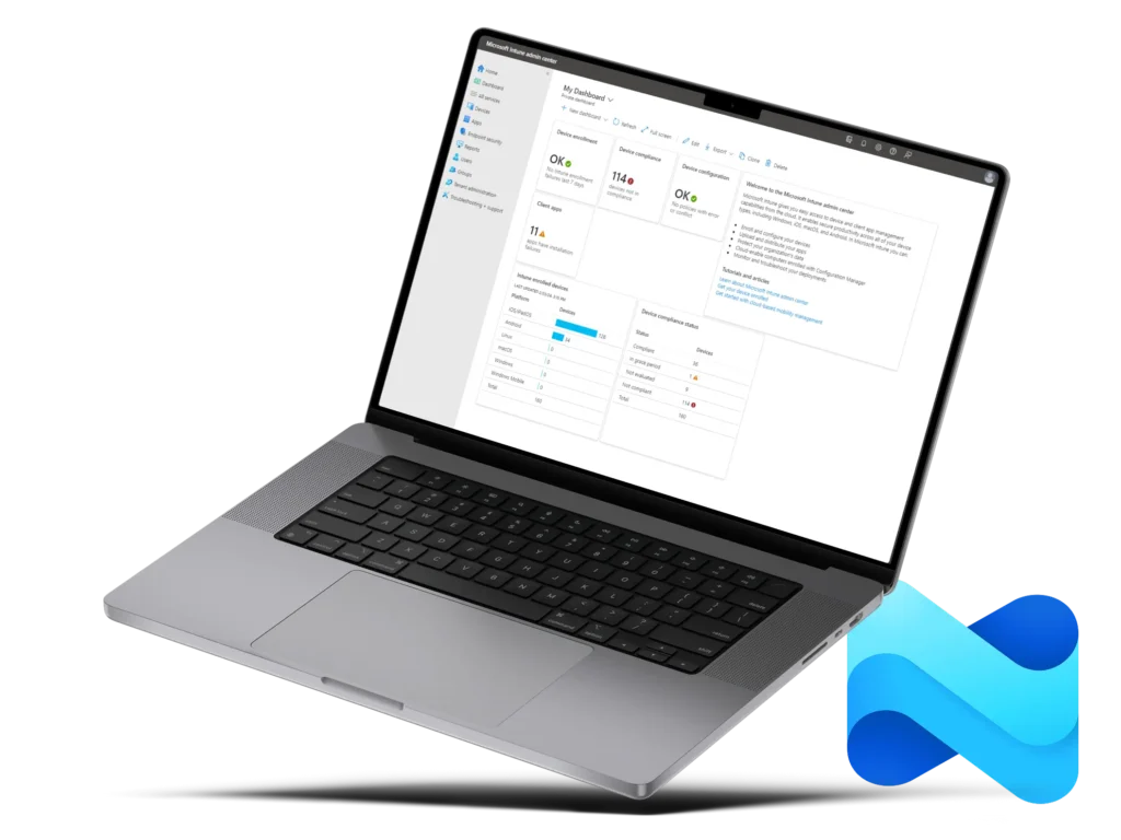 nuvatech - Modern Workplace - Mockup Laptop