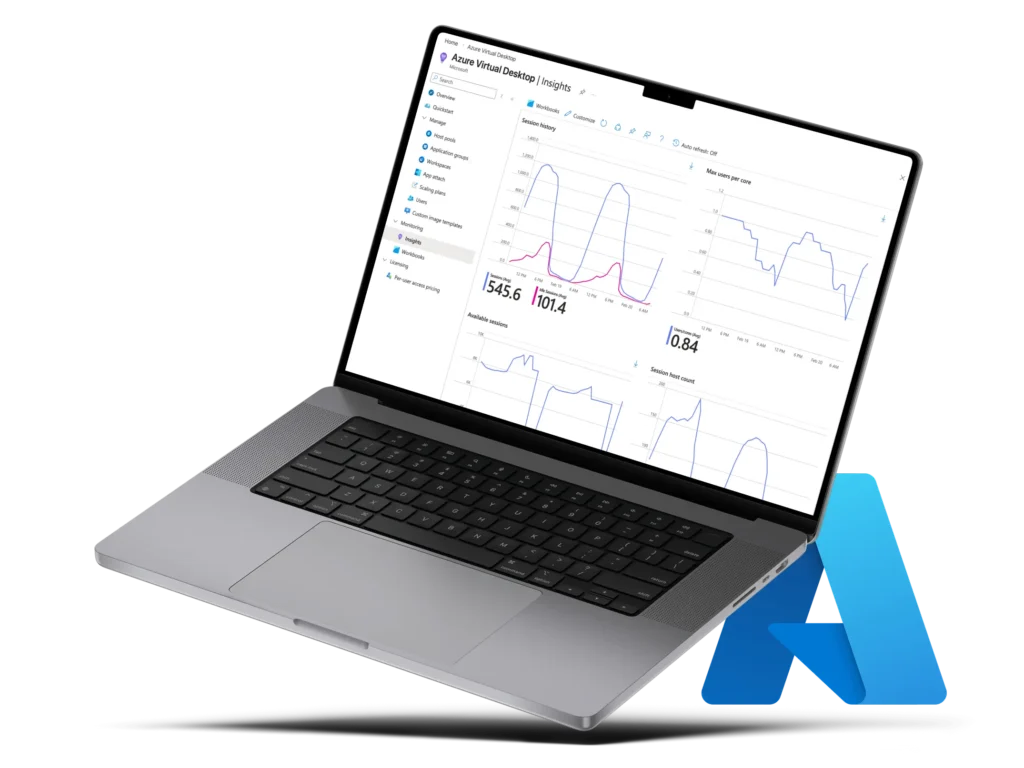nuvatech - Virtual Workplace - Mockup Laptop